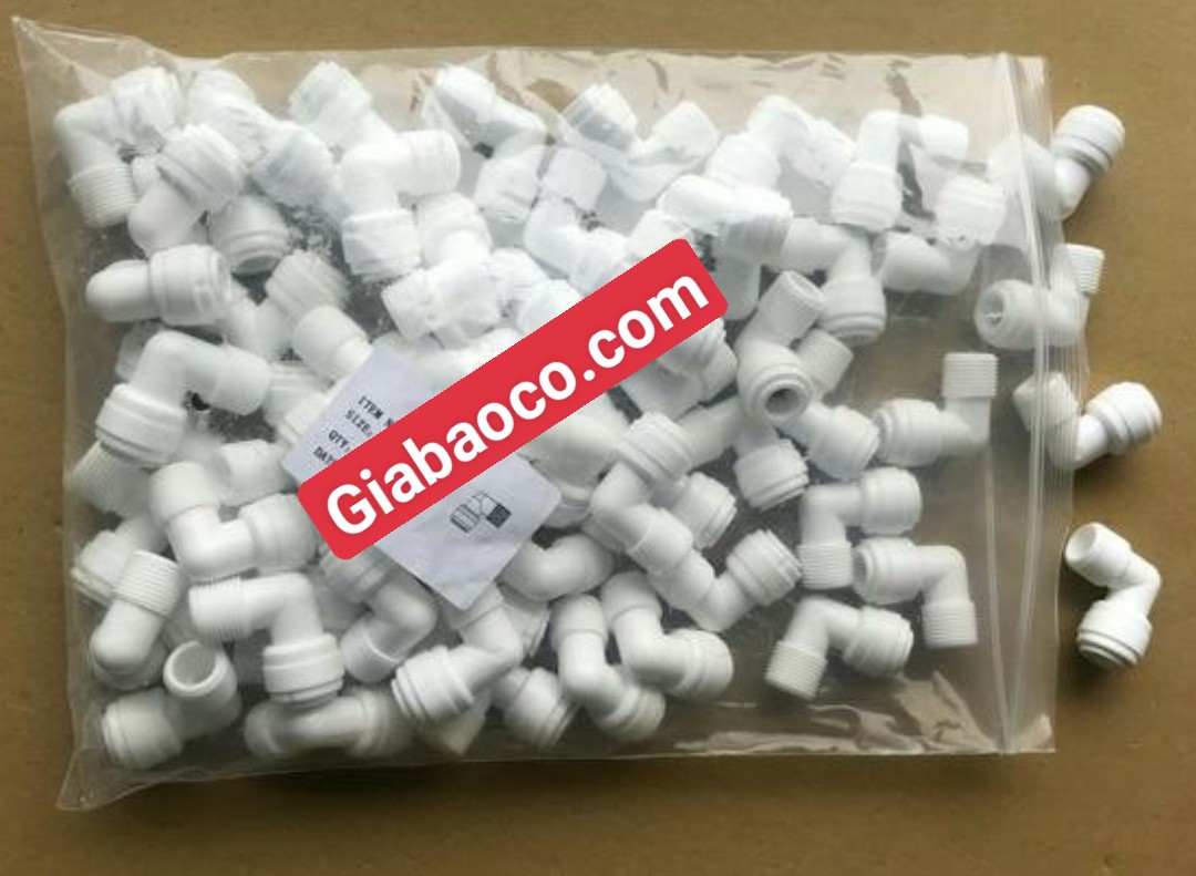 COMBO 2 CÁI : Co Nối Nhanh Ren 17mm ra Dây Ống 10mm hoặc 6mm - Dùng để nối từ máy bơm trong máy lọc nước R.O, nano, phun sương . .