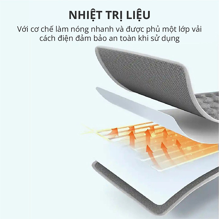 Thảm Chườm Nóng Kachi MK363 giảm đau nhức, sưởi ấm - Hàng chính hãng