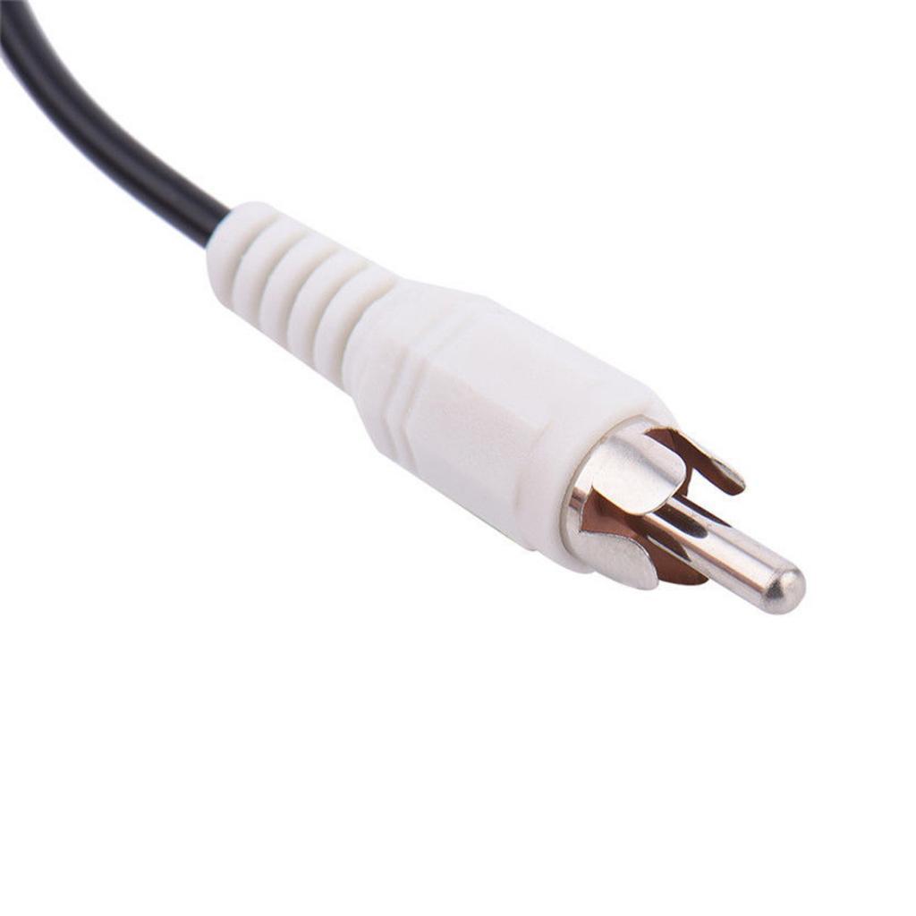 3.5mm Female to 2 Dual RCA Phono Male Audio Cable for LCD HDTV Speaker