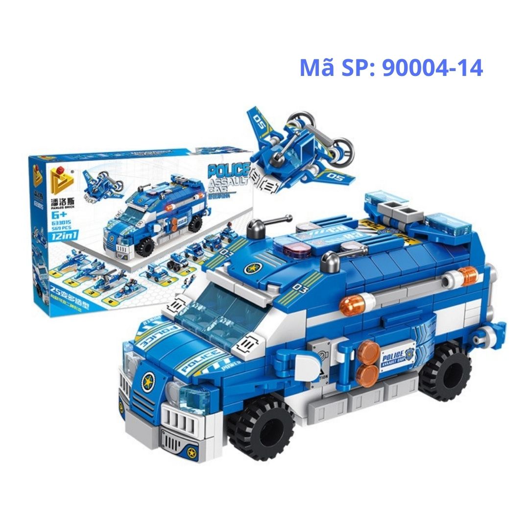 Đồ chơi lắp ráp mô hình ô tô máy bay lâu đài người máy robot thông minh cỡ lớn EASYKIDS giúp trẻ phát triển trí tuệ