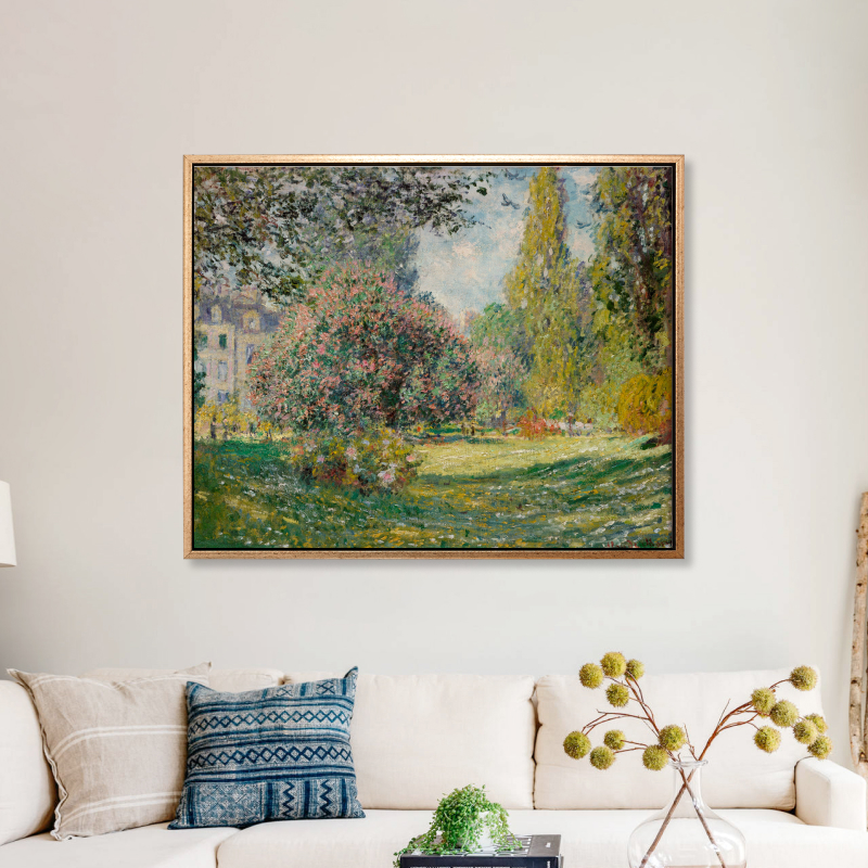 The Parc Monceau – Tranh in canvas trang trí treo tường danh hoạ nổi tiếng thế giới