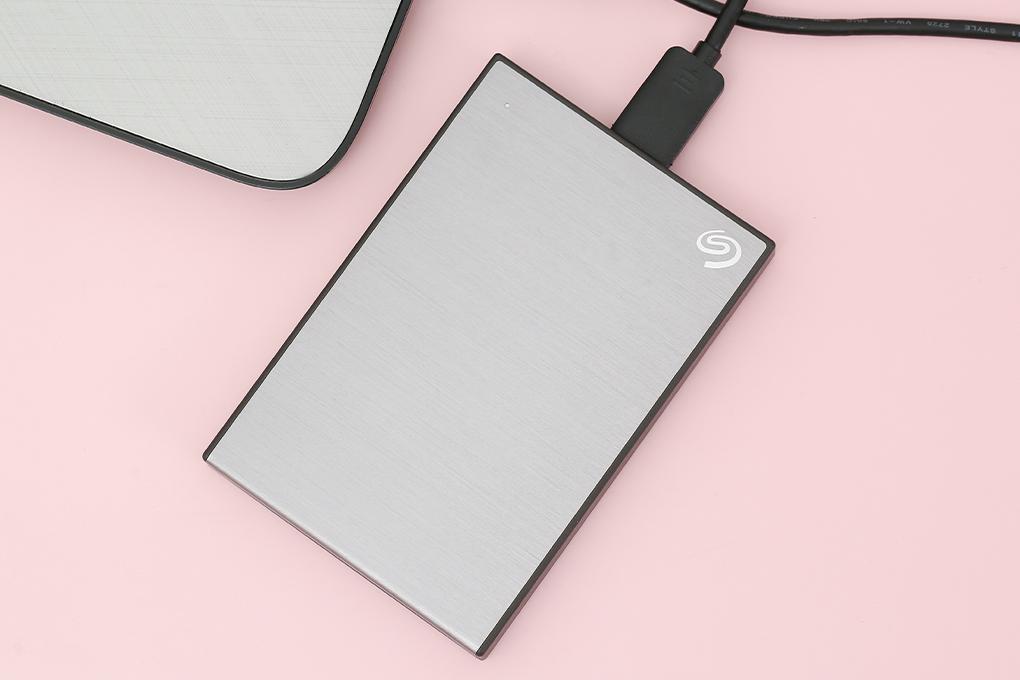 Ổ cứng HDD 2TB Seagate Backup Plus Slim STHN2000406 Xám - Hàng chính hãng