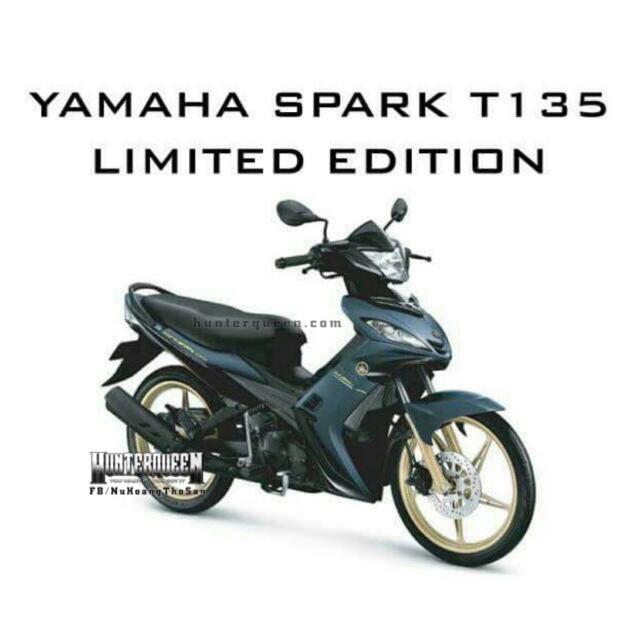 Tem dán dành cho xe máy Exciter 2006 mẫu Spark limited in UV ép nhiệt