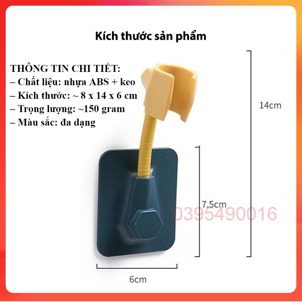 Giá Treo Vòi Hoa Sen, đế Kẹp Vòi Sen Vòi Xịt Toilet Xoay 360 độ Dán Tường Bằng Nhựa Không Cần Khoan đục Không Lo Gỉ Sét