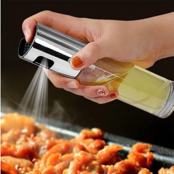 Bình xịt dầu ăn phun sương cho nồi chiên không dầu, nướng BBQ tiện dụng