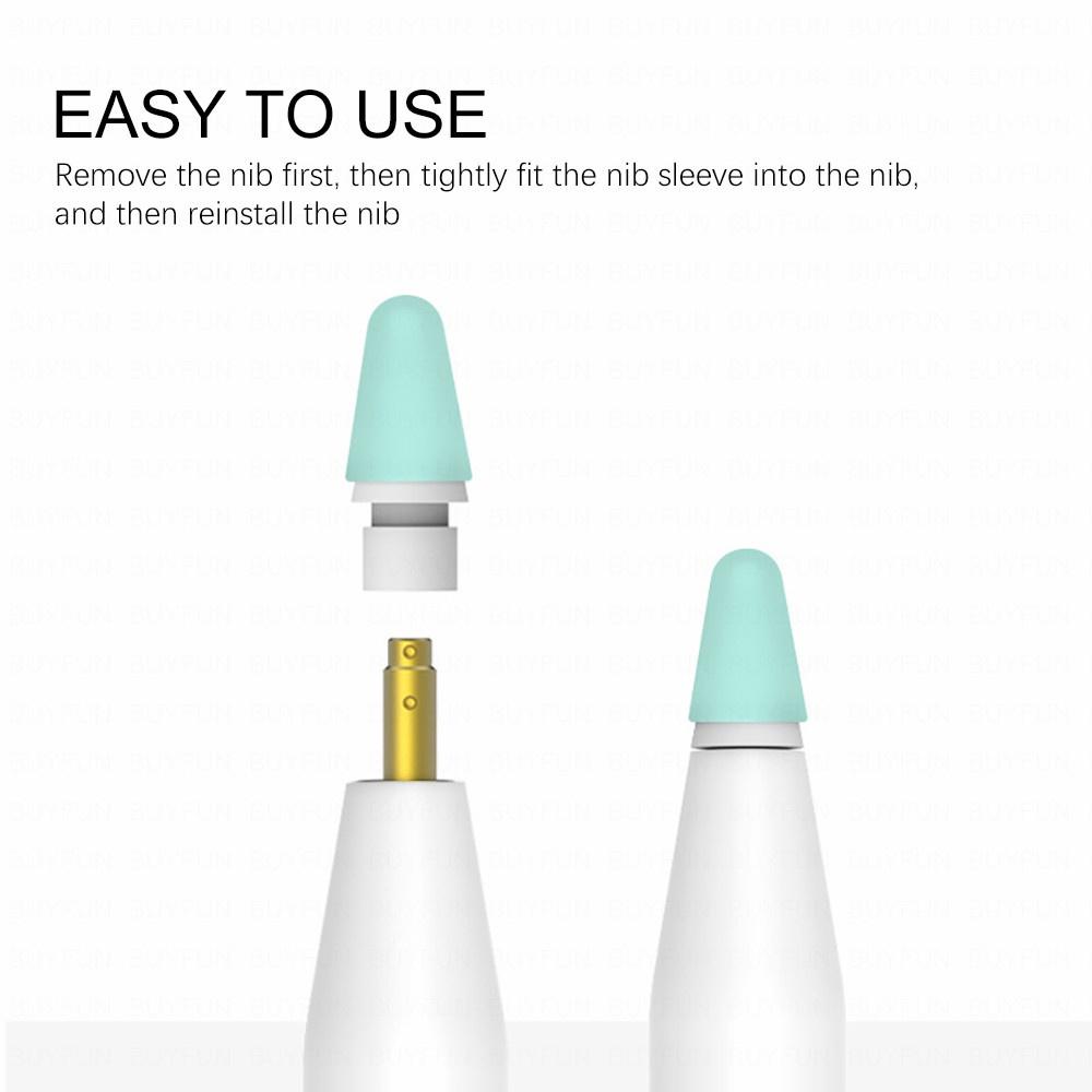 CD3237 - Nắp bảo vệ đầu bút Dành Cho Apple Pencil, Nắp Mềm Đa Năng Silicone Đầu Bút Phụ Kiện