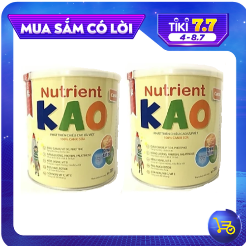 Combo 2 hộp Eneright Nutrient KAO - Sữa tăng chiều cao cho trẻ 1 – 6 tuổi