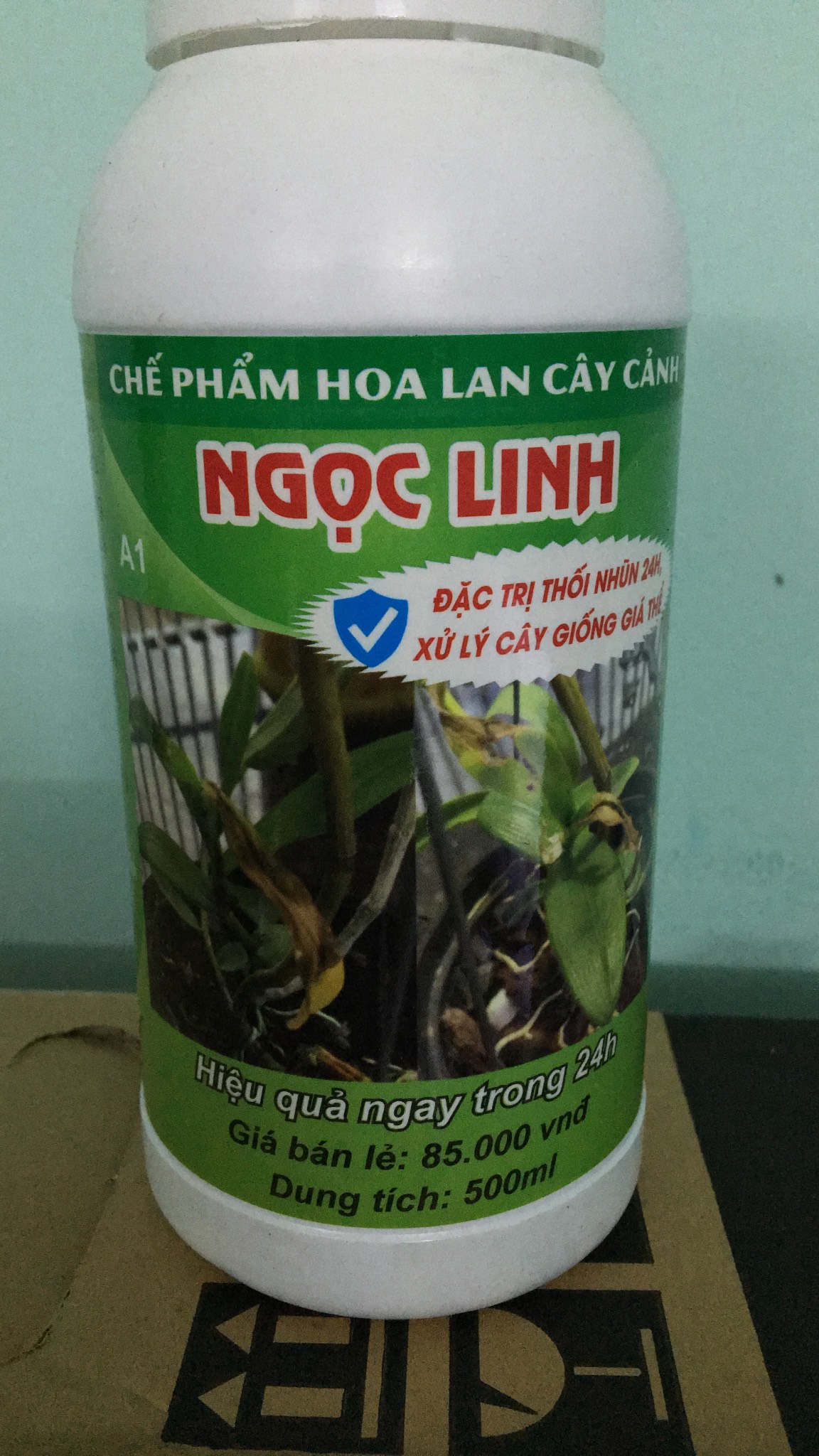 Các Chế phẩm Ngọc Linh chăm sóc hoa lan
