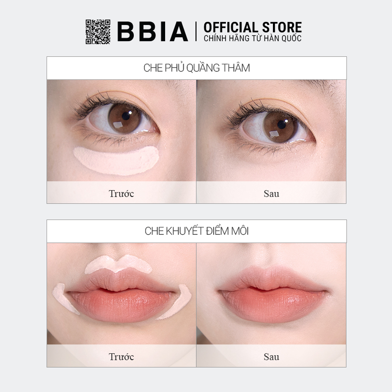 Kem che khuyết điểm Bbia Eau Stay Concealer 8.5g