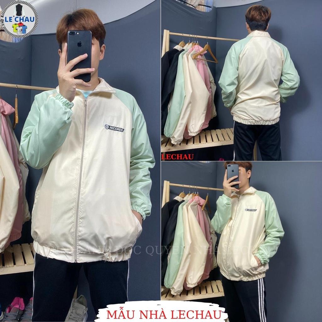 Áo khoác dù bomber chống nắng unisex form rộng vải nylon 2 lớp bền đẹp