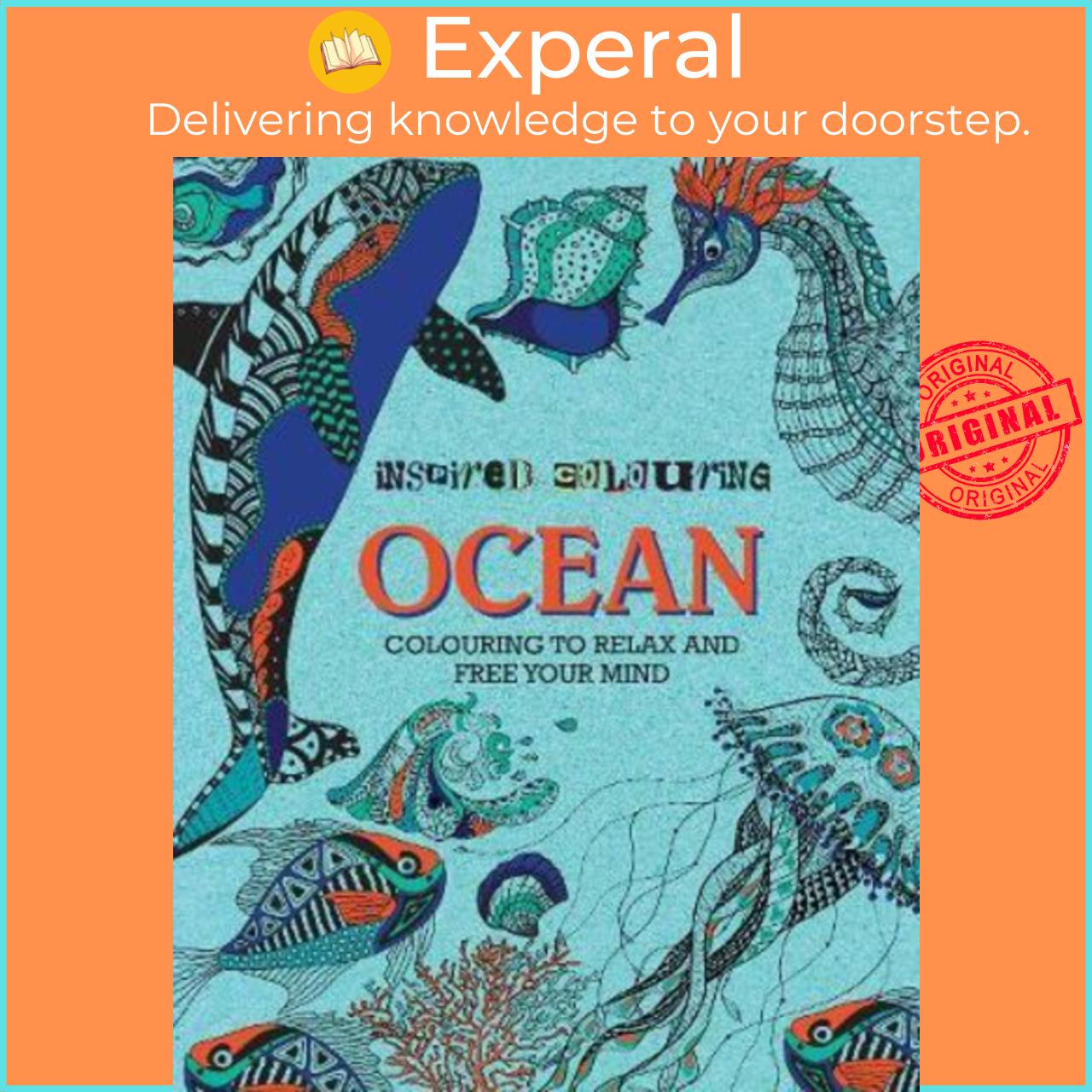 Sách - Inspired Colouring Ocean : Colouring to Relax and Free Your by Dominic Utton Shutterstock