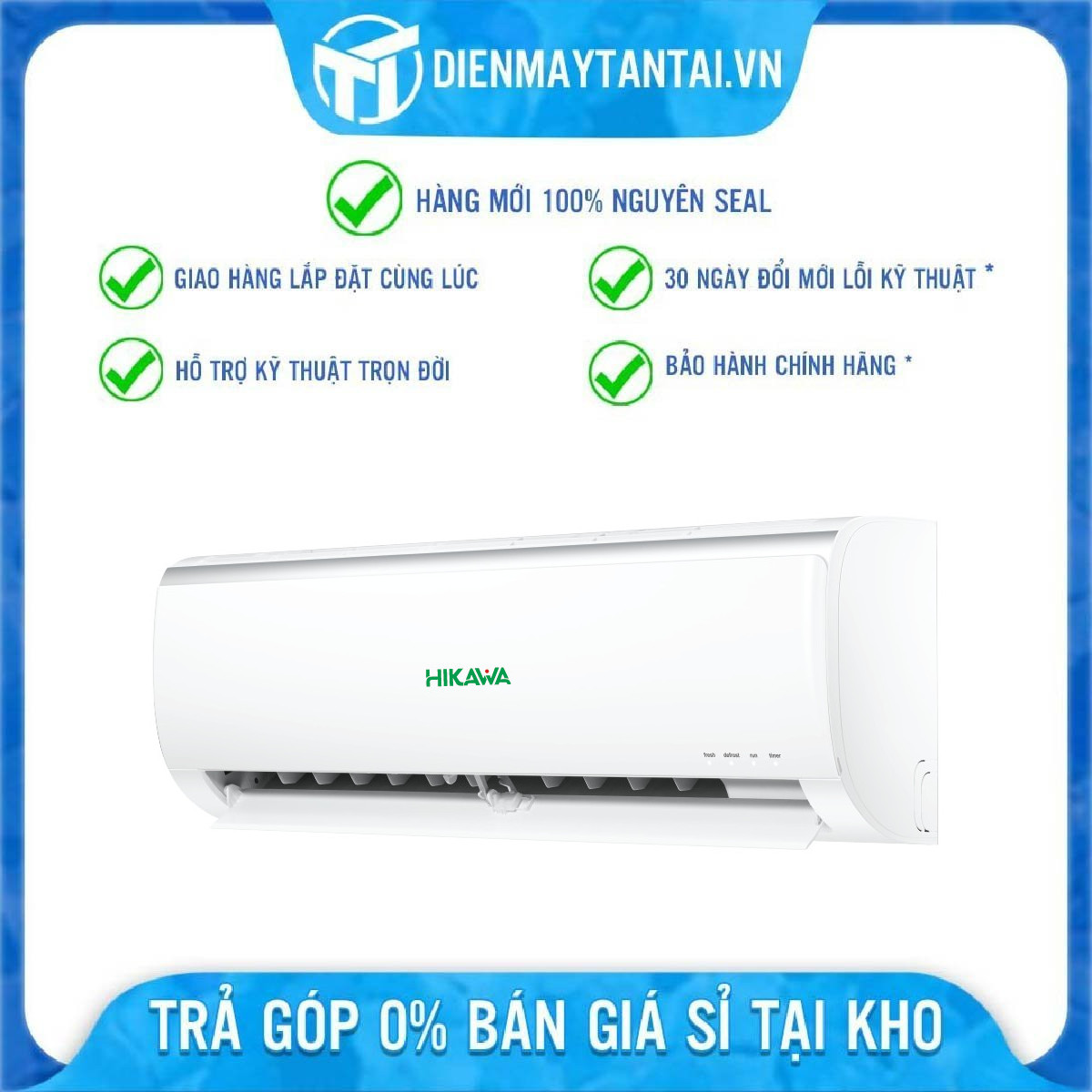 HI-NC10A/K-NC10A - Máy lạnh Hikawa 1.0HP HI/K-NC10A - hàng chính hãng (chỉ giao HCM)