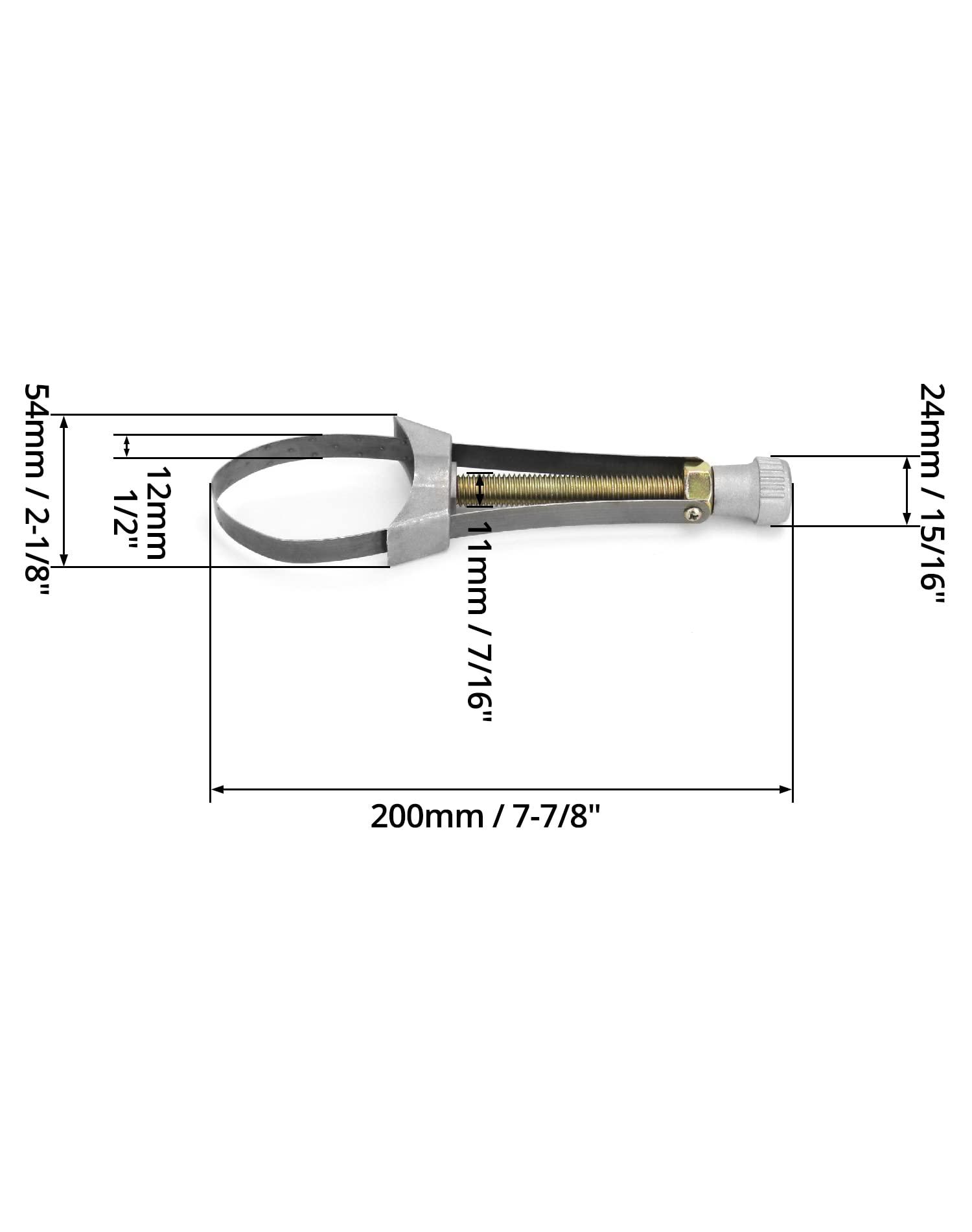 Băng băng lọc dầu với dải kim loại Ø 60 - 120mm