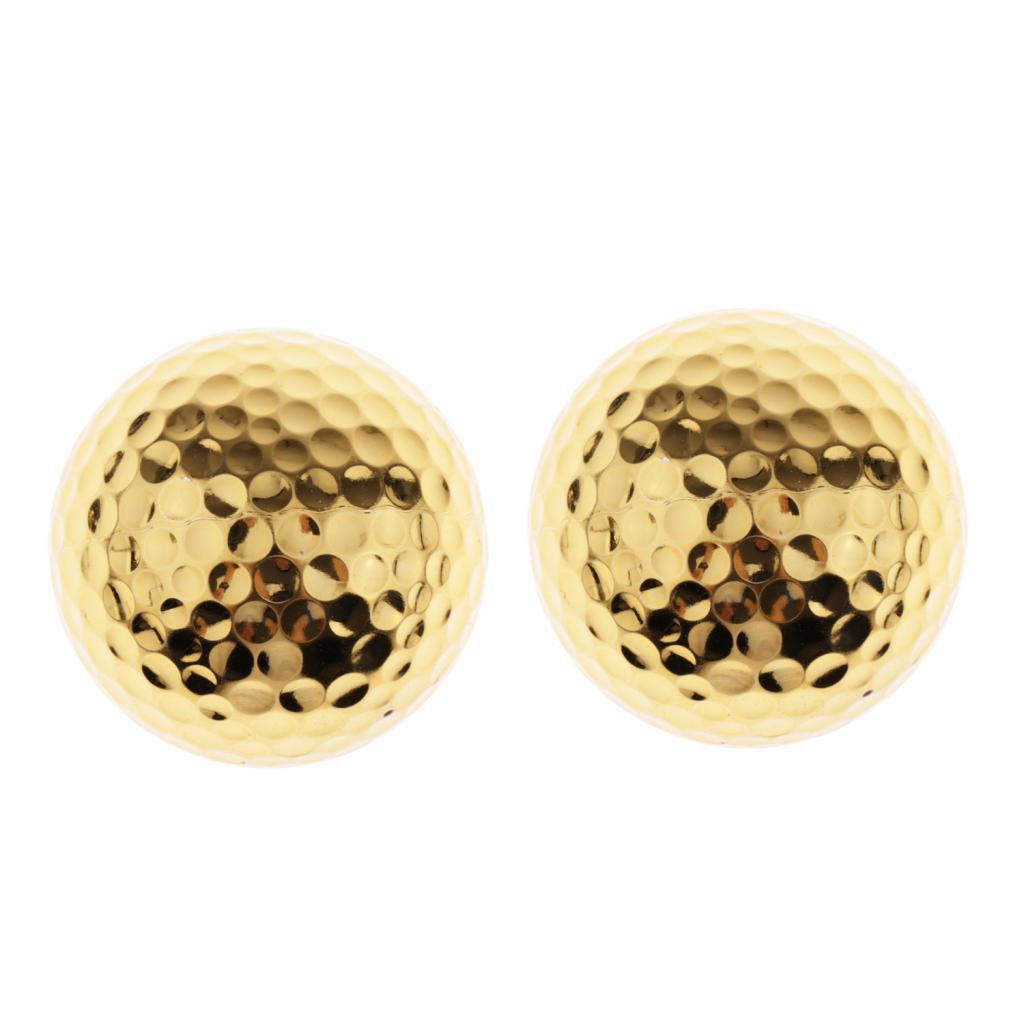 2 Pack Rubber Dual-Layer Golf Ball For Match Practice Play Golfer Gift