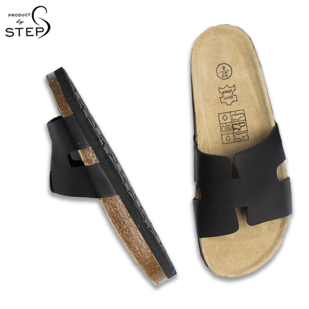 Dép đế trấu Unisex Da Quai chữ H