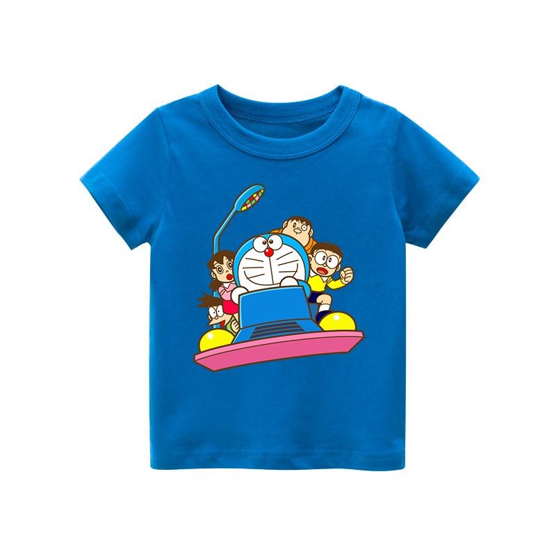 Áo thun trẻ em DOREMON THỜI GIAN , 8 màu áo, đầy đủ size có big size, MÀU KHÁC NHẮN TIN SHOP