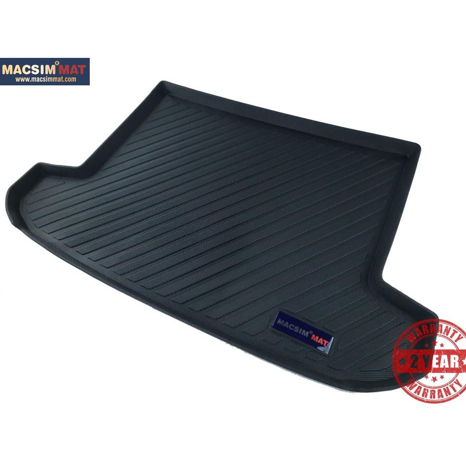 Thảm lót cốp xe ô tô Hyundai Tucson 2015- đến nay nhãn hiệu Macsim chất liệu TPV cao cấp màu đen