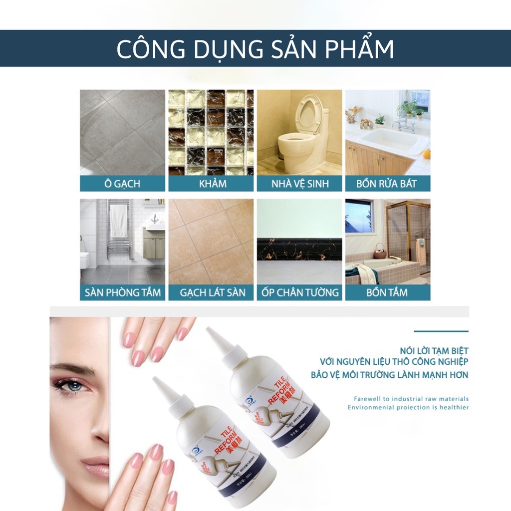 Lọ Sơn Kẻ Chỉ Gạch Công Nghệ HQ 280ml - Keo Chà Ron Sứ Đa Năng