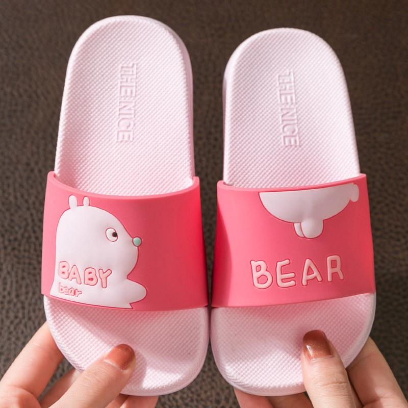 Dép Quai Ngang Mềm Baby Bear Phong Cách Hàn Cho Bé Trai Bé Gái MihoShop