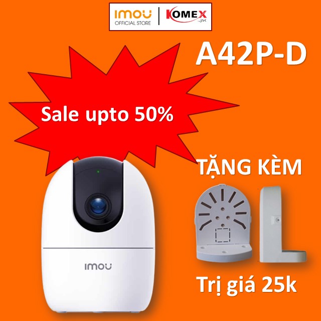 Camera Wifi 4MP IPC-A42P-D-IMOU phát hiện người lạ bằng AI - Hàng Chính Hãng