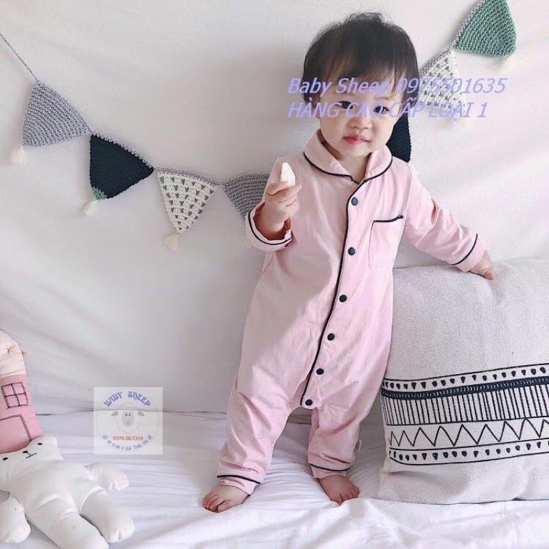 Set body pizama tay dài - - body thu đông - body liền thân - đồ ngủ - đồ bộ áo tay dài quần dài cho bé - áo quần trẻ em