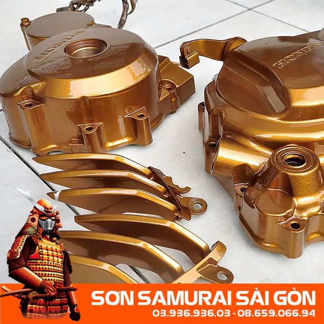Sơn SAMURAI KUROBUSHI EP41* màu đồng chính hãng dành cho xe máy