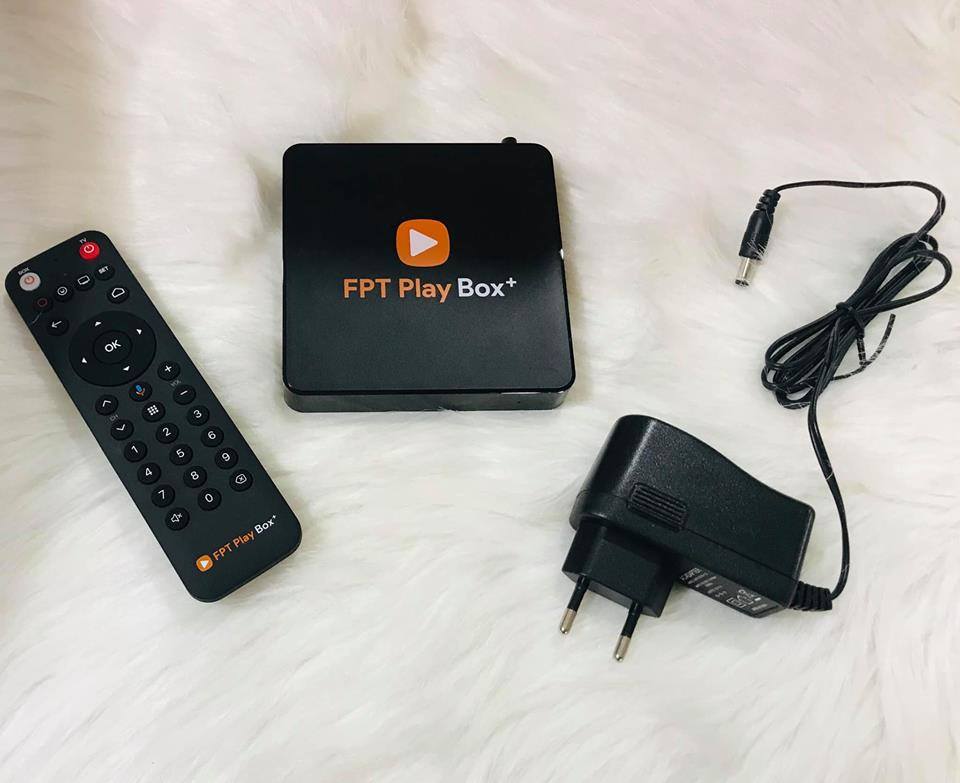 Android tivi box FPT Play Box plus 2019 điều khiển giọng nói tặng bàn phím kiêm chuột mini - Hàng Chính Hãng