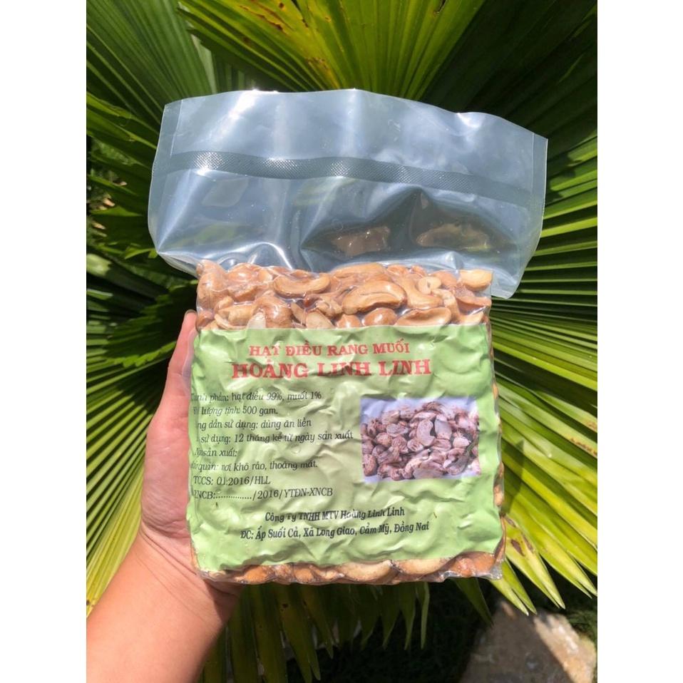 Chỉ bể đôi - Hạt điều bể đôi Hoàng Linh Linh thơm ngon giòn béo, rang mới hàng ngày - Chuẩn xuất khẩu