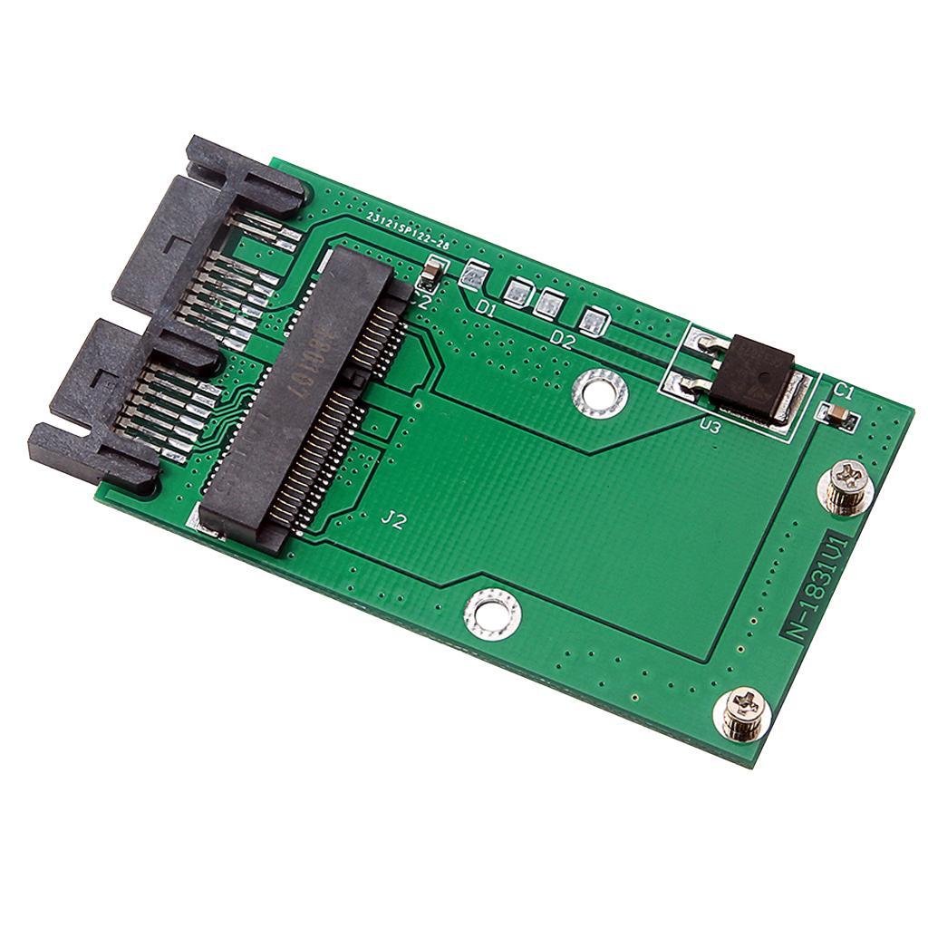 1Piece MSATA SSD to 1.8 inch Micro SATA 16Pin Adapter PCB Board