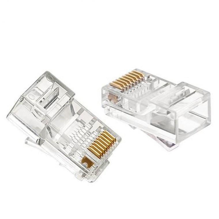 200 Đầu RJ45 Loại Xuyên Thấu Hạt Mạng Xuyên Thấu Chất Lượng Cao