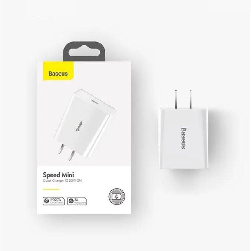 Củ sạc nhanh Baseus Speed Mini Quick Charger 1C 20W Type C (CCFS-SN02)- hàng chính hãng
