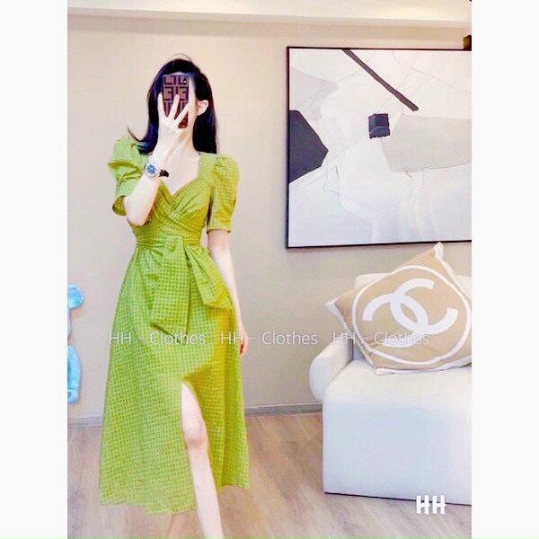ĐẦM XOÈ CHÉO DÂY CỘT EO 13134