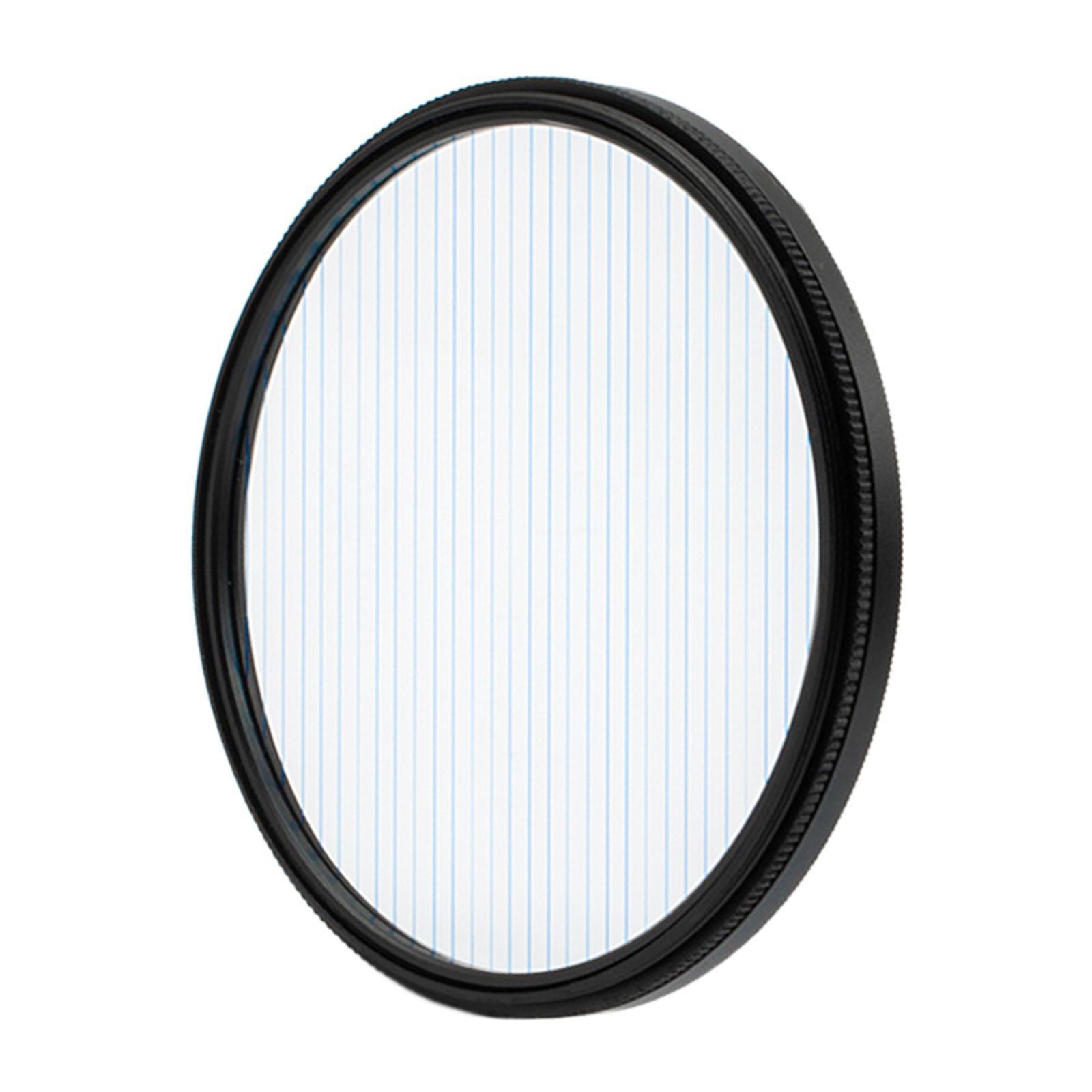 Blue Streak Filter W/Rotating Effects Filter for DSLR Cinematice Video 58mm