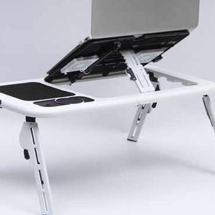 Bàn Để Laptop Có Quạt Tản Nhiệt Gấp Gọn Đa Năng Kèm Giá Đỡ Tiện Dụng