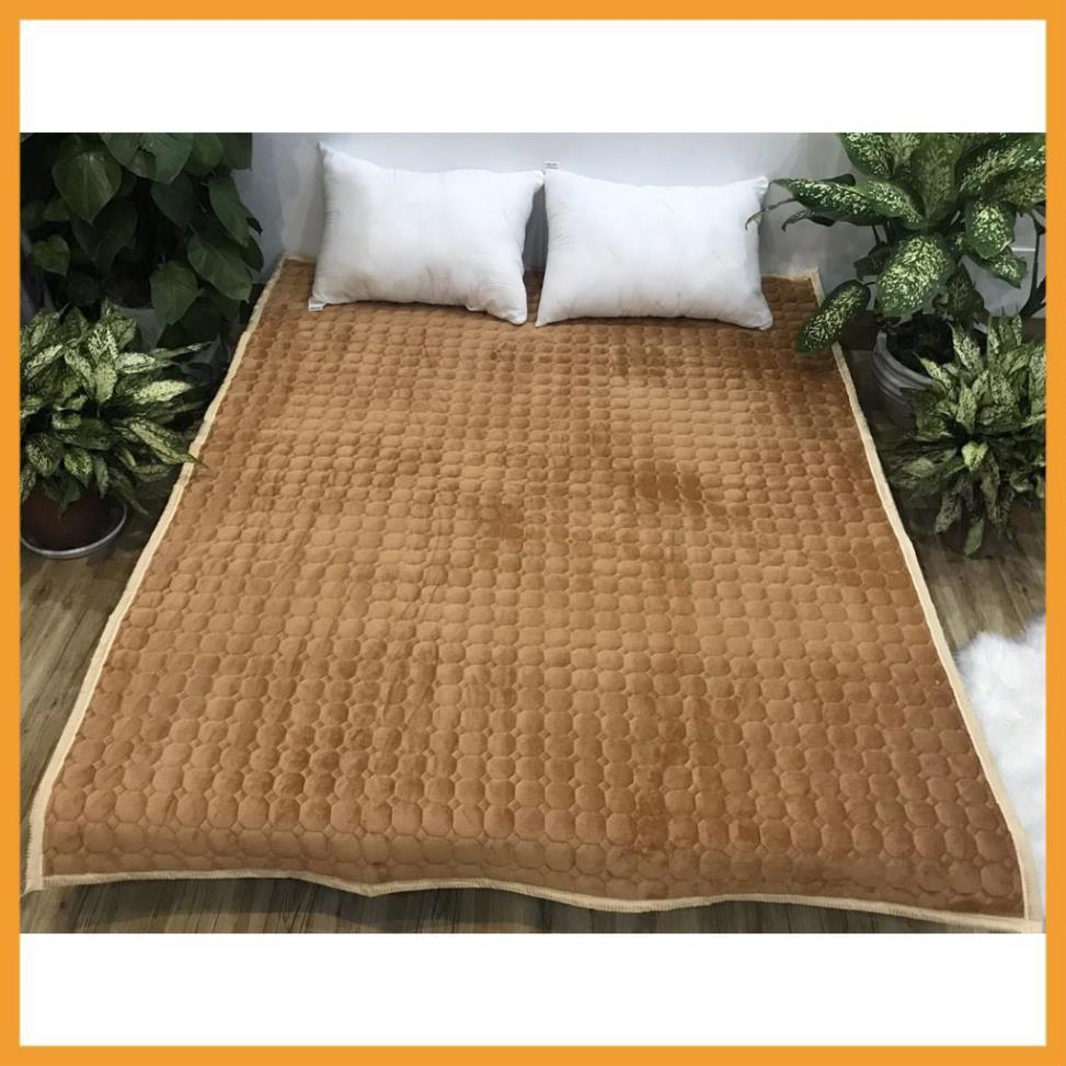 Hàng Auth- Thảm lông cừu, thảm nỉ nhung trải giường trải sàn 3 lớp đa năng siêu dày siêu ấm