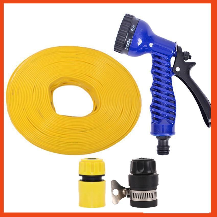 Bộ dây tăng áp 3 lần vòi xịt nước rửa xe, tưới cây loại 3-5m  206843