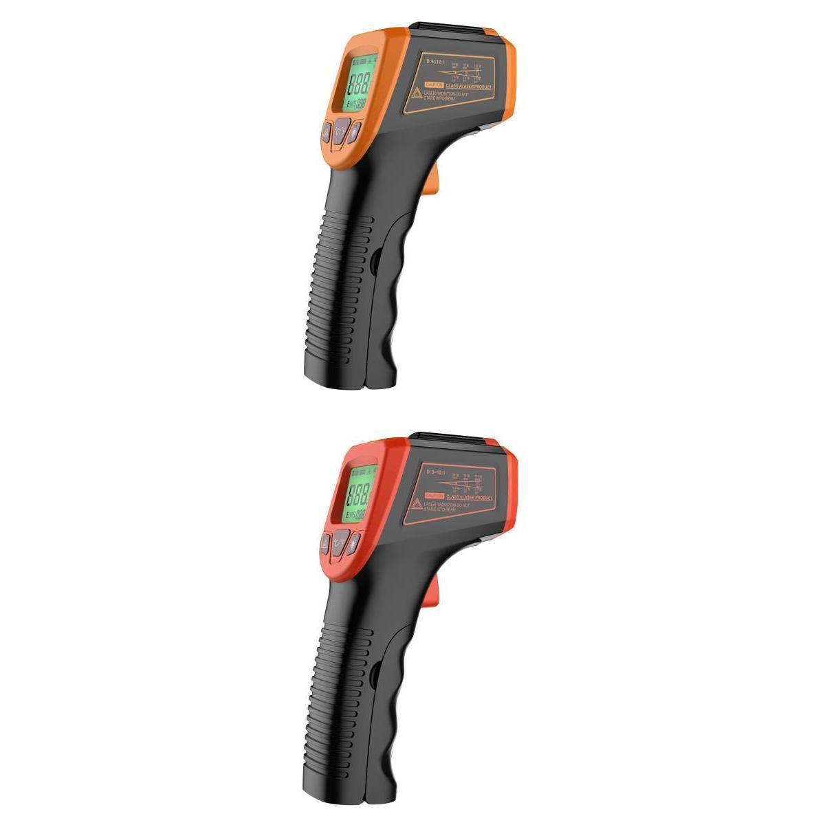 2Pcs Digital Thermometer Infrared Handheld Temperature Non-Contact Home