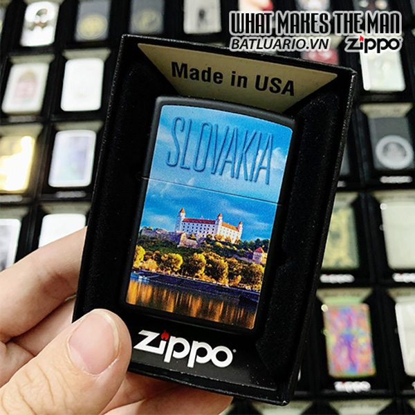 Bật Lửa Zippo 218 Slovakia Castle Design