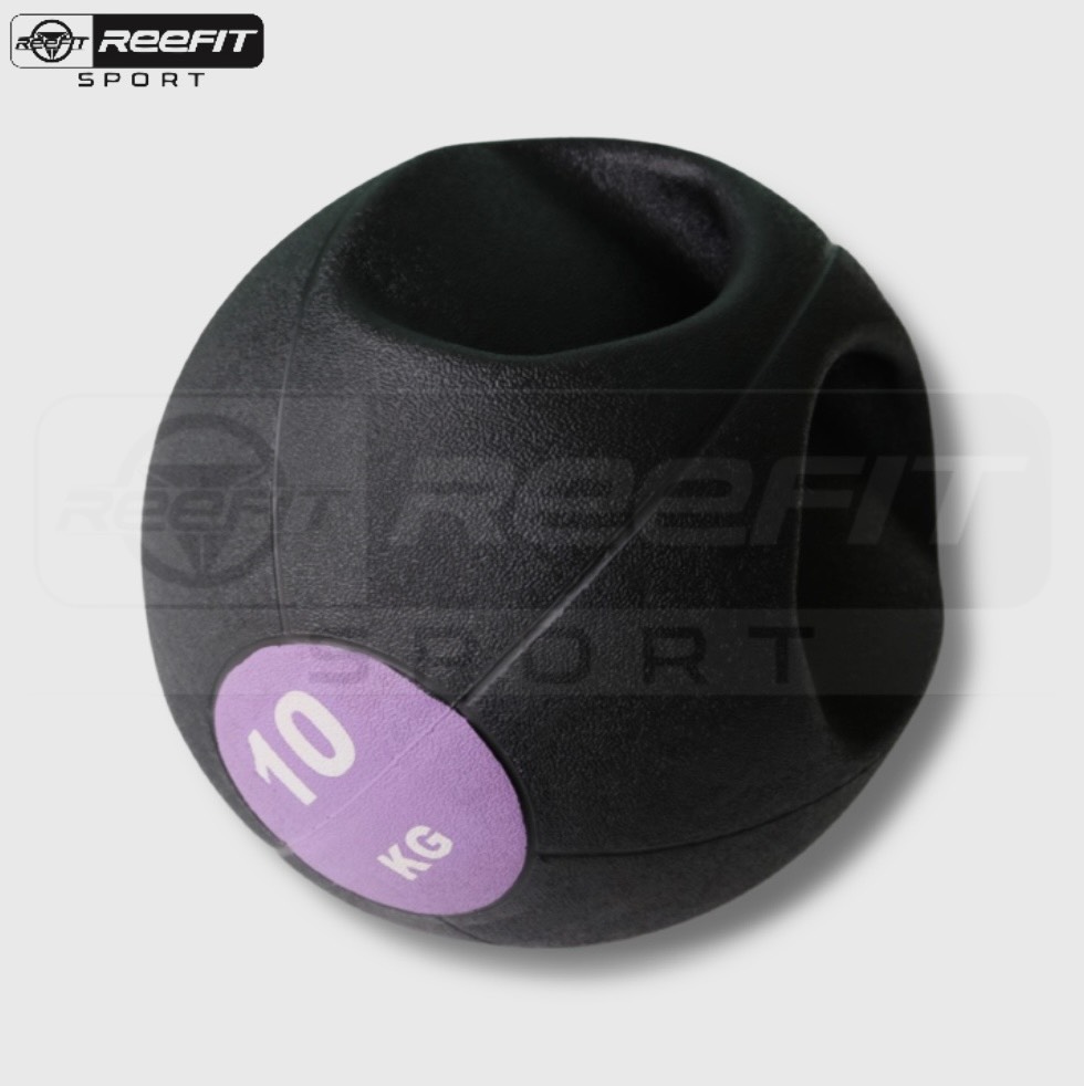 Bóng đập Medicine Ball 10kg có tay cầm RF54002