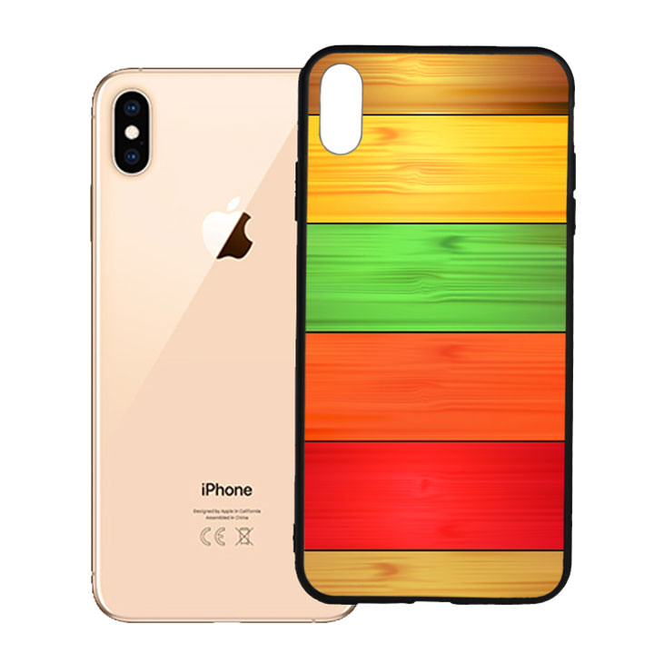 Ốp lưng viền TPU cho điện thoại Iphone Xs Max - Sắc Màu