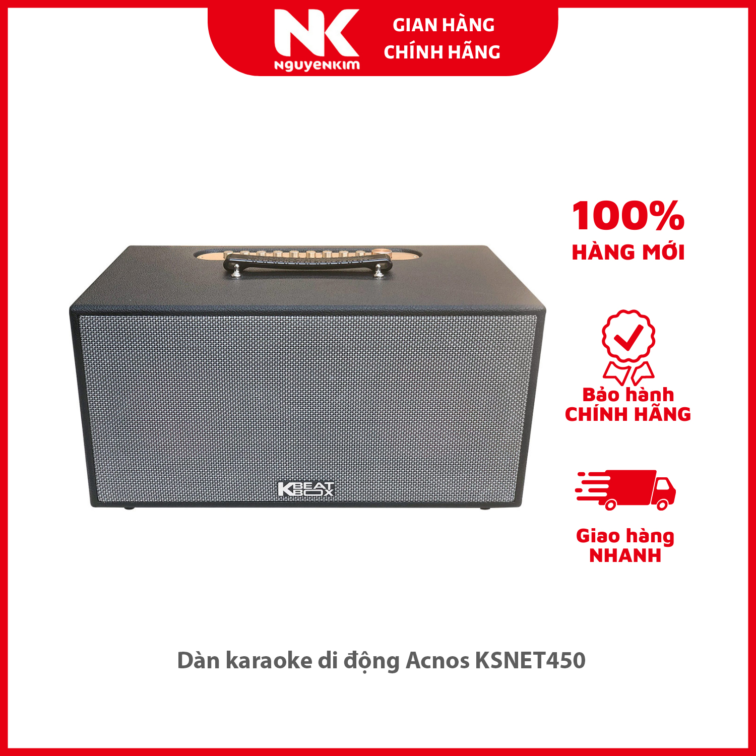 Dàn Âm Thanh Di Động ACNOS KSNet450 - Hàng Chính Hãng