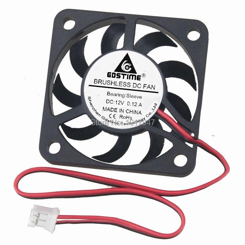 1PCS 4007S 2Pin 12V PH2.0 4cm 40mm 40x40x7mm Mini Brushless DC Cooling Fan