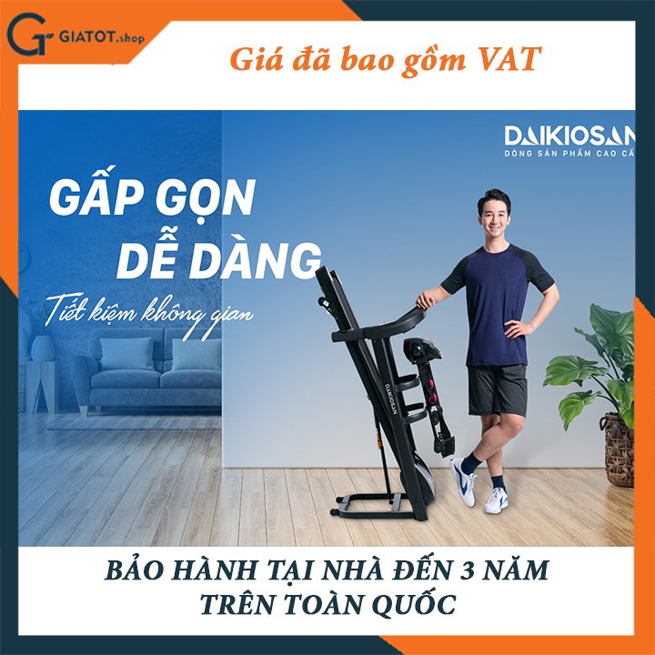 Máy chạy bộ đa năng chính hãng Daikiosan DVCB-00002 cao cấp