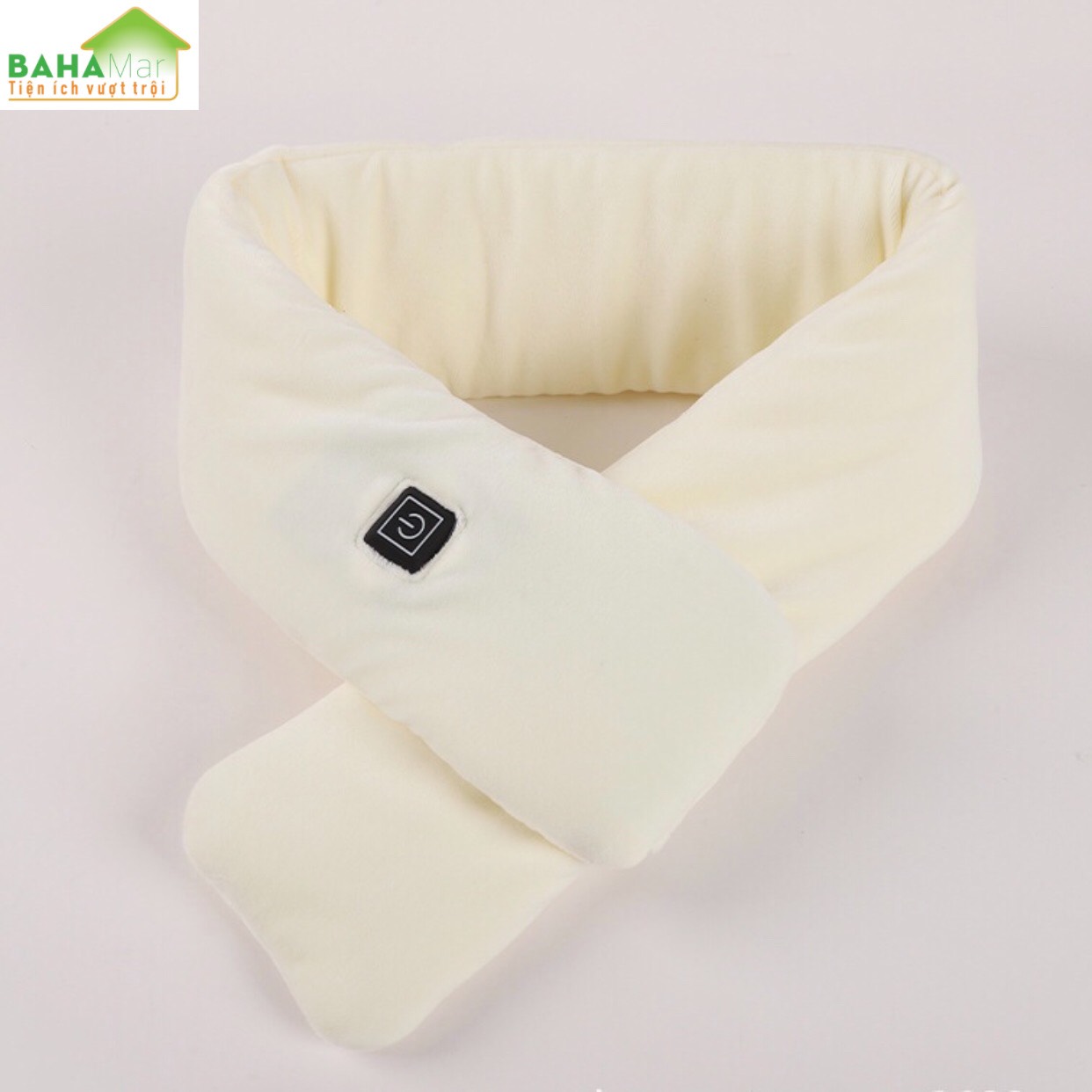 KHĂN QUÀNG CỔ THÔNG MINH LÀM NÓNG BẰNG NHIỆT "BAHAMAR" làm nóng giữ ấm cổ, cơ thể để giảm mệt mỏi. Có 3 chế độ làm nóng, kiểm soát nhiệt độ thông minh