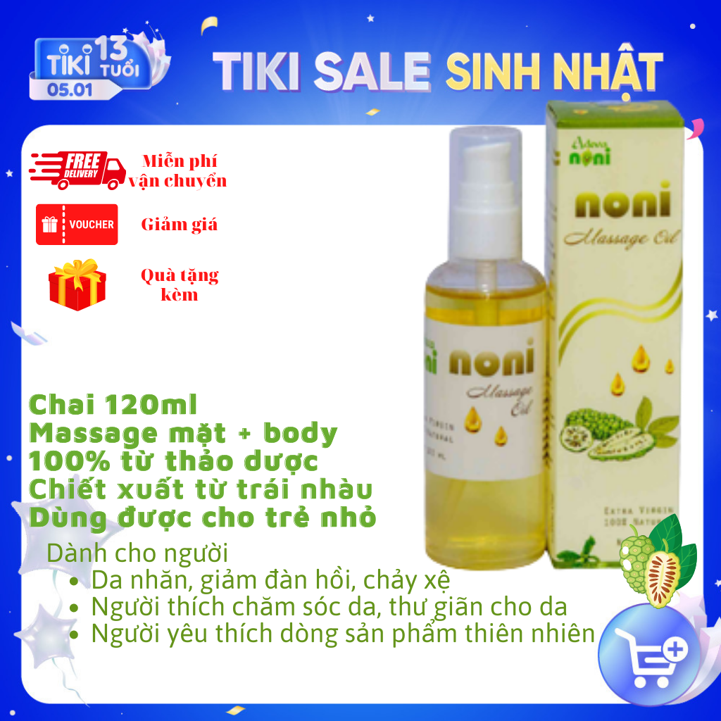 Dầu Massage Dưỡng Da Trái nhàu (100 ml)