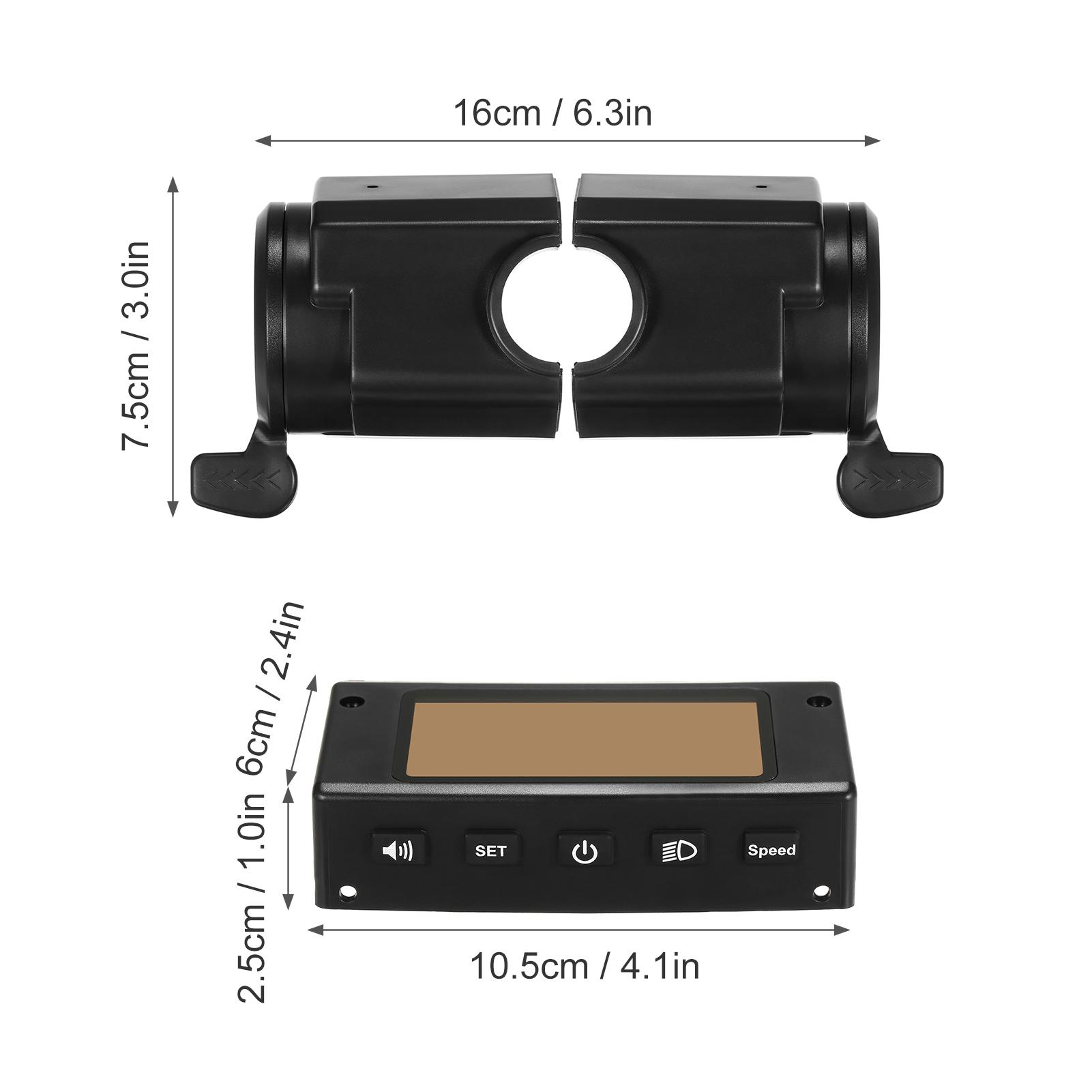 36V Brushless Motor Controller Thumb Handles Assembly Parts Replacement for 8 Inch Kugoo S1/S2/S3 for ETWOW Electric Scooter