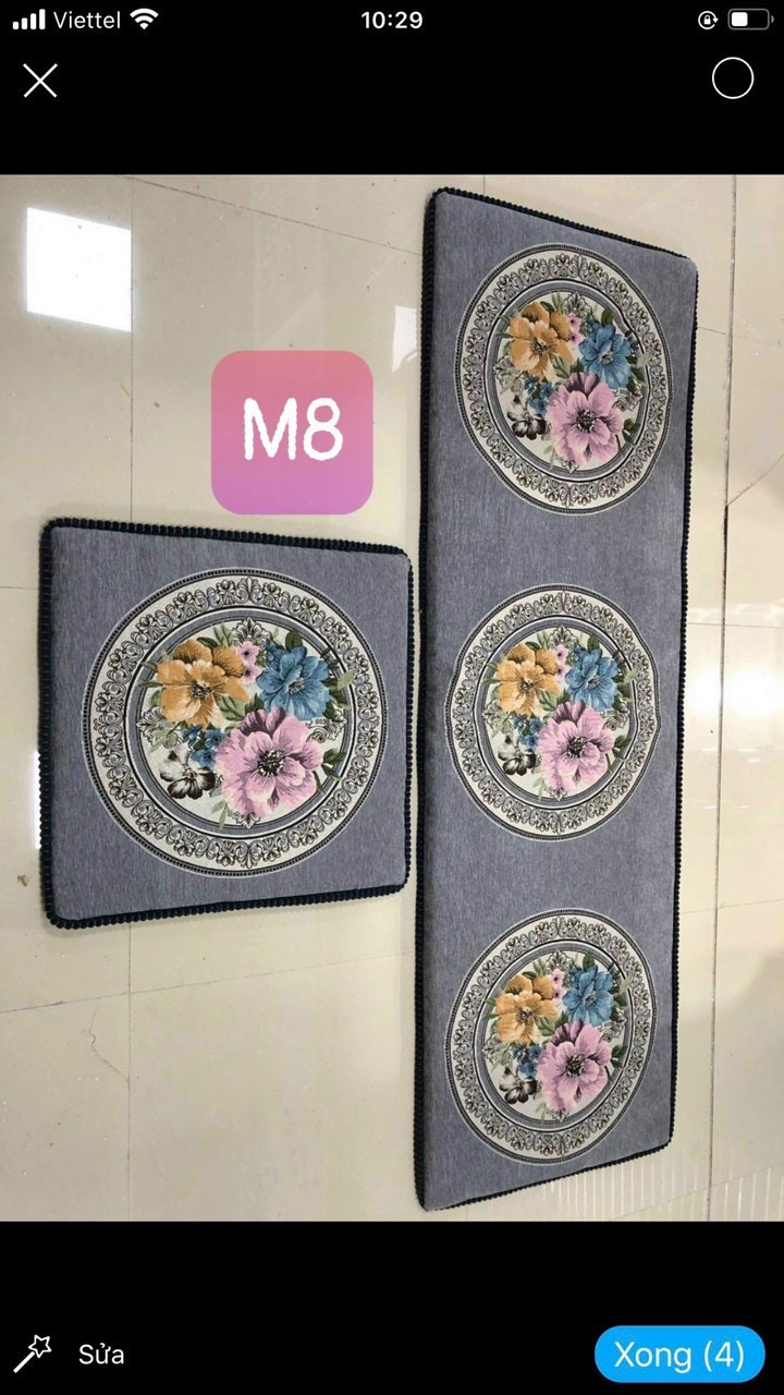 Đệm Ghế Gỗ Hoàng Gia Mang Phong Cách Tây Âu Cao Cấp
