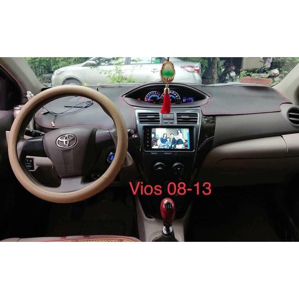 Thảm taplo da vân carbon cao cấp xe Toyota Vios Model: ; ;
