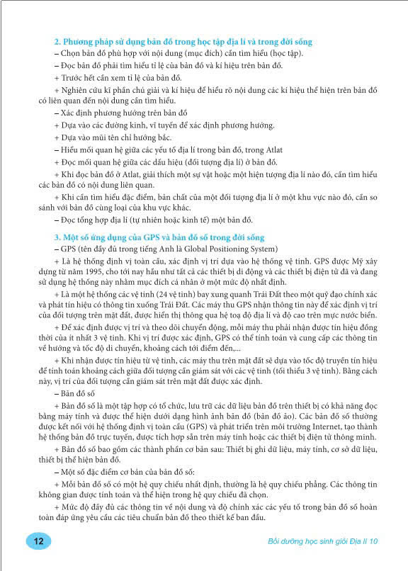 Sách - Bồi Dưỡng Học Sinh Giỏi Địa Lí 10 - Biên soạn theo chương trình GDPT mới - ndbooks