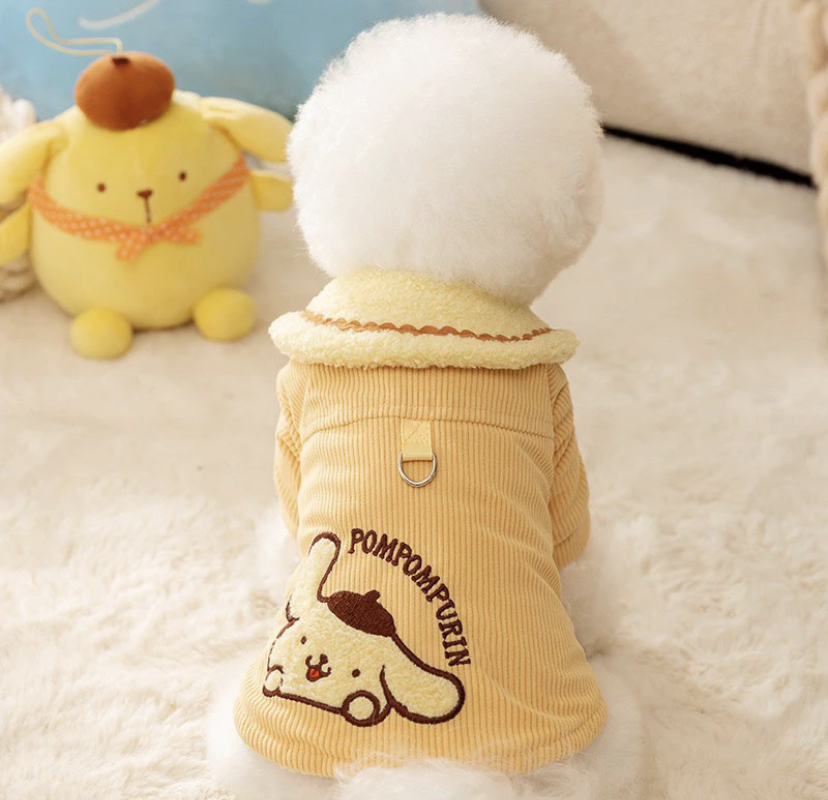 Áo nhung pompompuri cho thú cưng